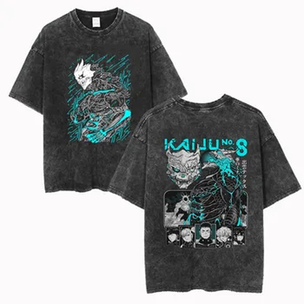 Kaiju No 8 T-Shirts Anime Kaij – Graphic Tee Oversized Bewertung und Preis