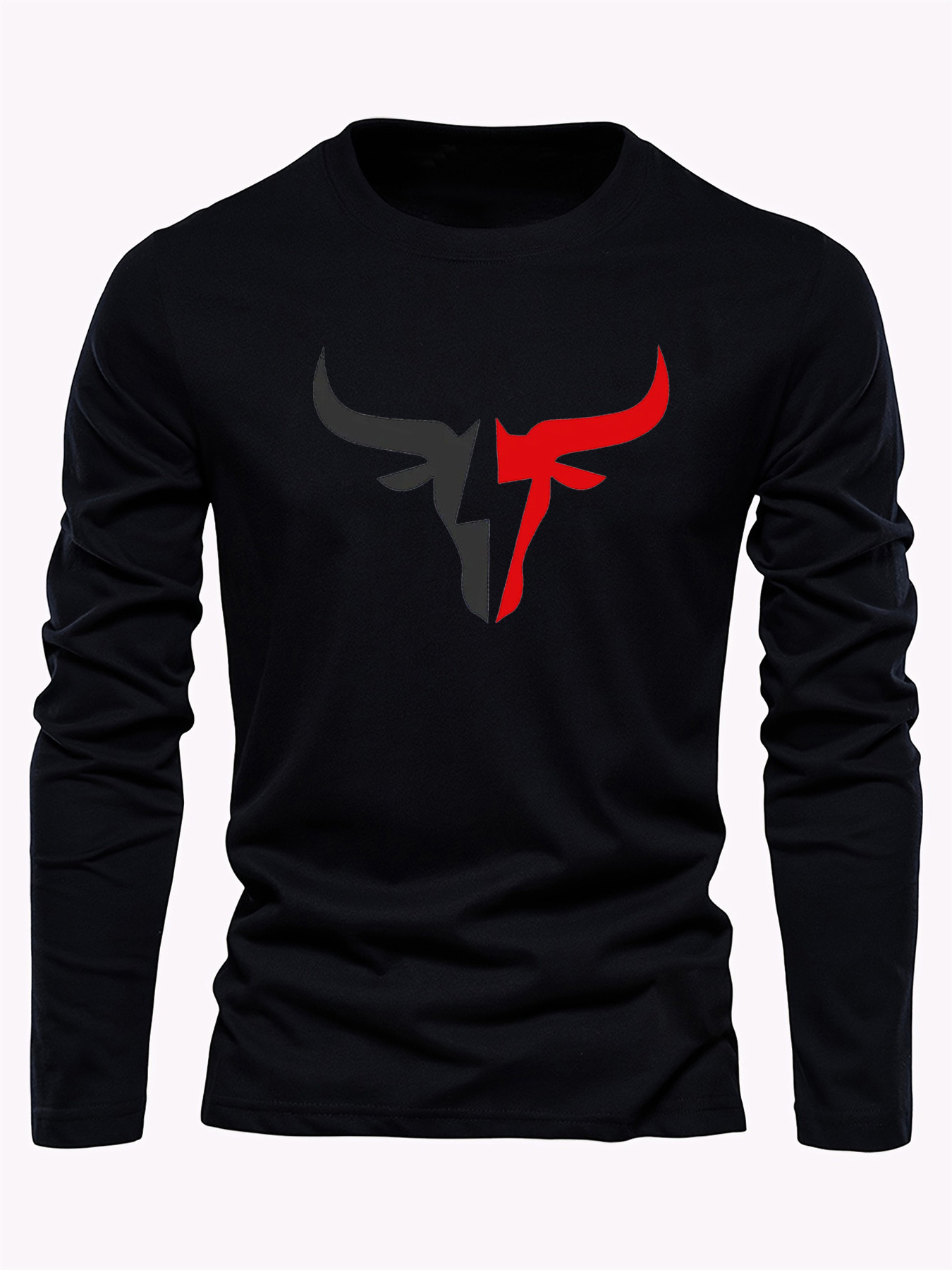 Einfarbiges Herren-Langarm-T-S – Quality Men'S Fashion Bewertung und Preis