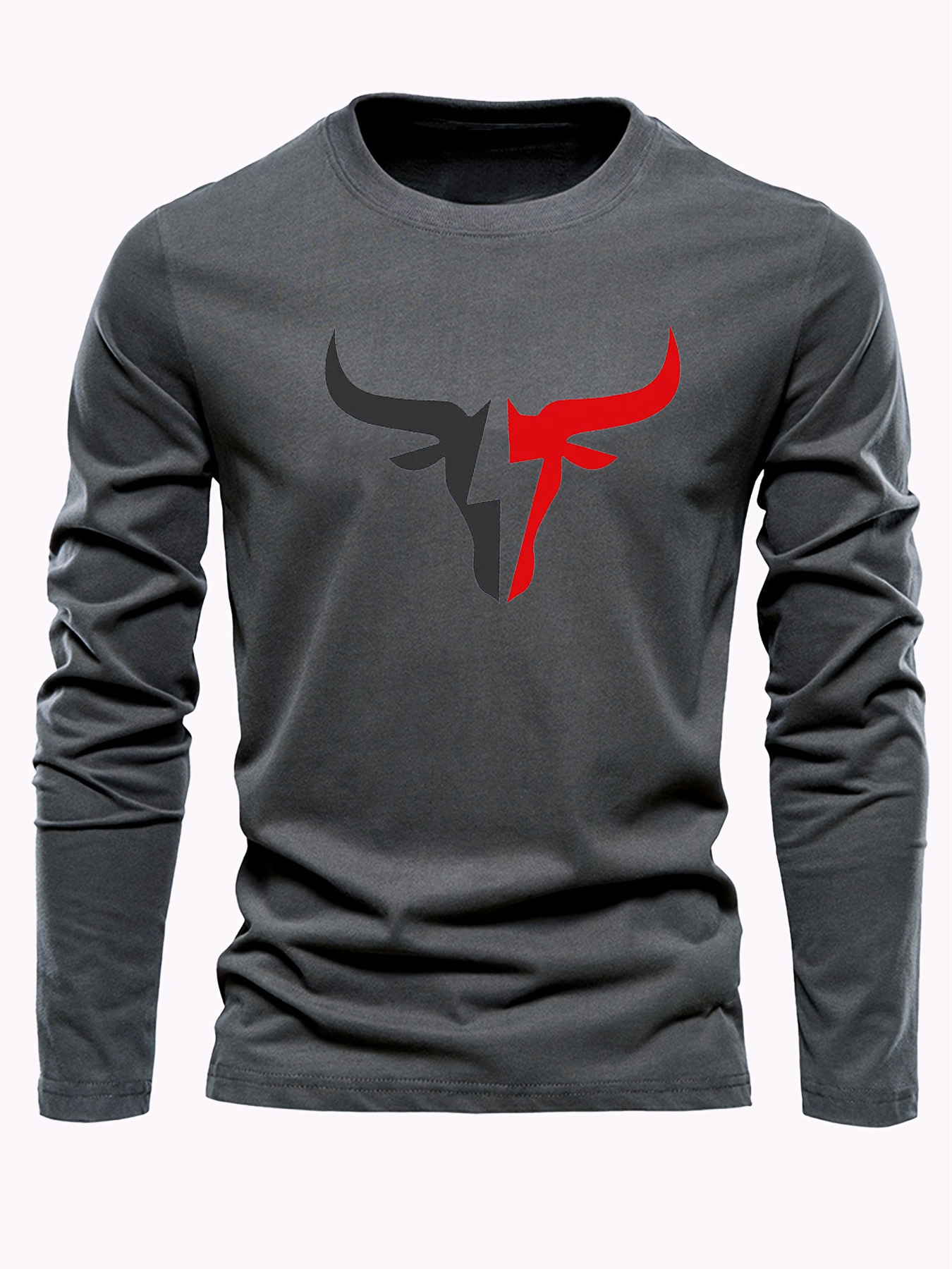 Einfarbiges Herren-Langarm-T-S – Quality Men'S Fashion Bewertung und Preis