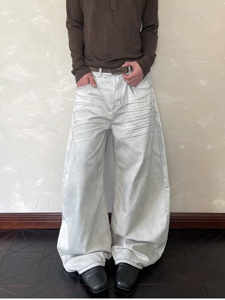 2026 Ropa Y2K Neue Mode Gewasc – Men'S Fashion Nova Jeans Bewertung und Preis