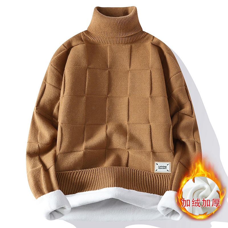 Neue Winter Männer Fleece Warm – Turtleneck Sweater Men Bewertung und Preis