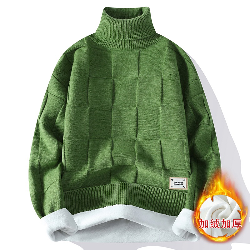 Neue Winter Männer Fleece Warm – Turtleneck Sweater Men Bewertung und Preis