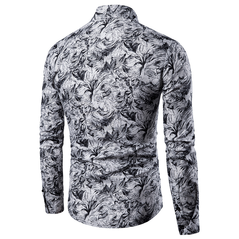 Herren Bedrucktes Hemd mit Rev – Fashion Mens Shirt Bewertung und Preis