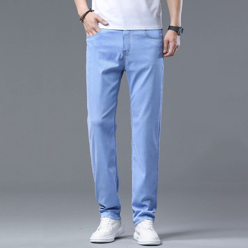 2025 sommer Neue männer Hellbl – Men'S Fashion Nova Jeans Bewertung und Preis