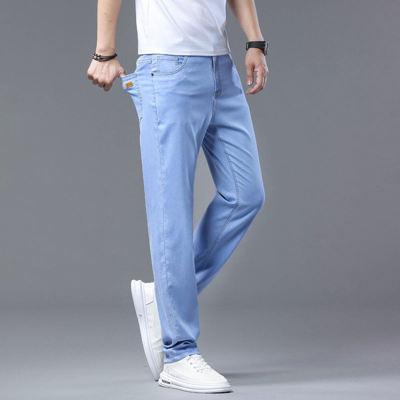 2025 sommer Neue männer Hellbl – Men'S Fashion Nova Jeans Bewertung und Preis