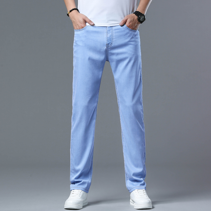 2025 sommer Neue männer Hellbl – Men'S Fashion Nova Jeans Bewertung und Preis