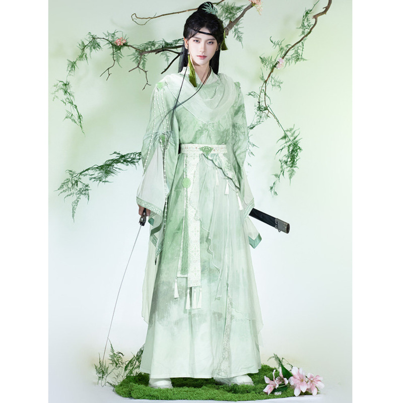 Herrenmode Hanfu-Kleidung: Fu  – Mens Fashion Dress Bewertung und Preis