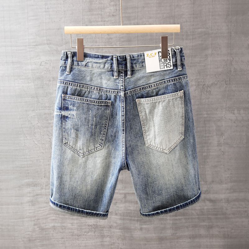 Männer Kurze Jeans Hosen mit T – Men Fashion Jeans Bewertung und Preis