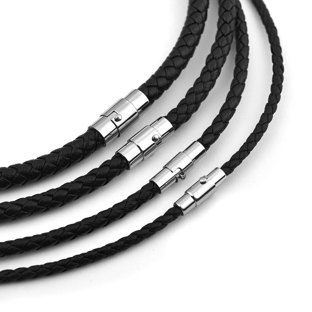 45/50/60cm Lederhalskette mit  – Men'S Fashion Necklaces Bewertung und Preis