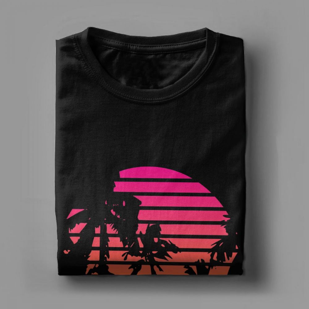Sunset Palm Baum Vintage T Shi – Men'S Fashion From The 80S Bewertung und Preis