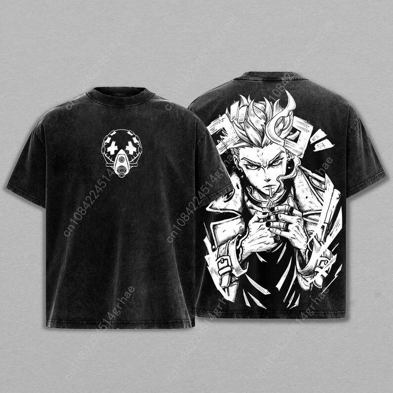 Gachiakuta Vintage Anime Washe – Graphic Tee Oversized Bewertung und Preis