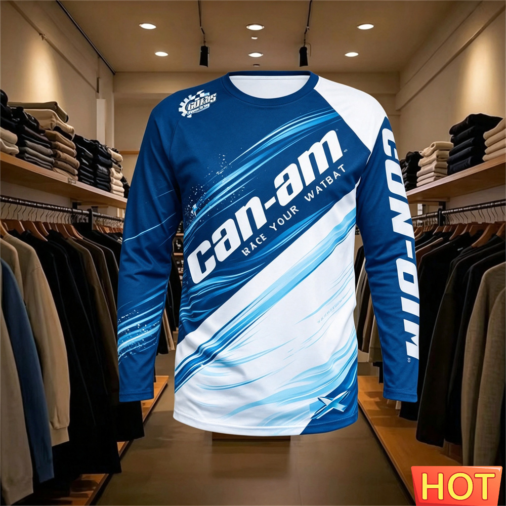 Motorrad-Renn-Langarm-T-Shirt  – Fashion Mens Shirt Bewertung und Preis