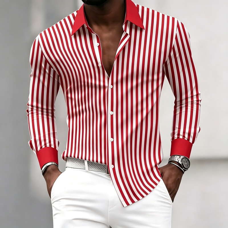 Herrenhemd mit langen Ärmeln u – Fashion Mens Shirt Bewertung und Preis