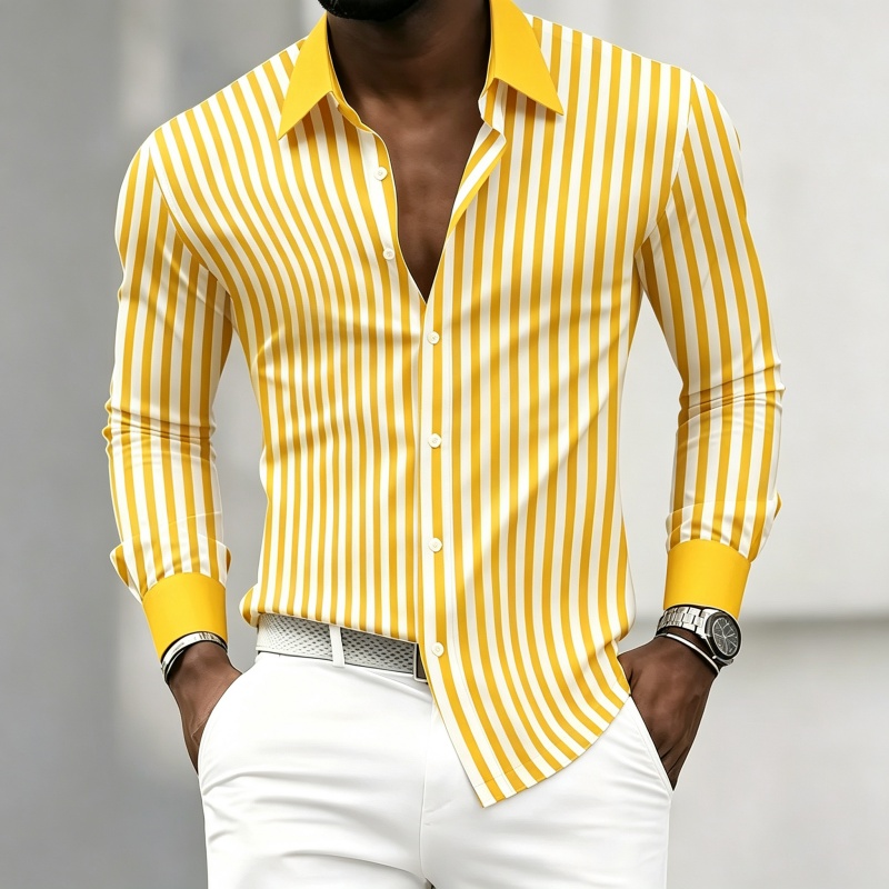 Herrenhemd mit langen Ärmeln u – Fashion Mens Shirt Bewertung und Preis