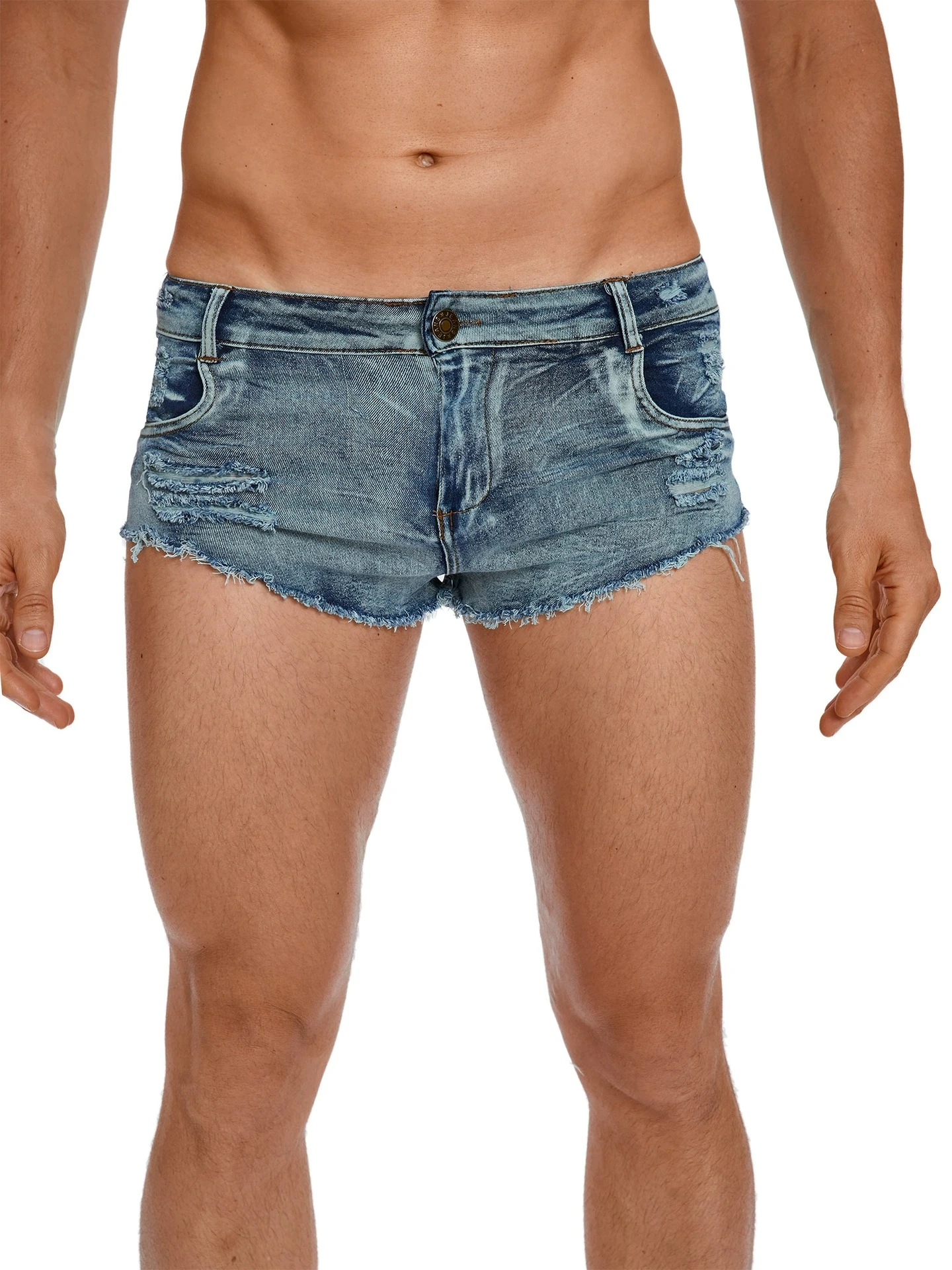 Herren-Jeansshorts mit Niedrig – Men Fashion Jeans Bewertung und Preis
