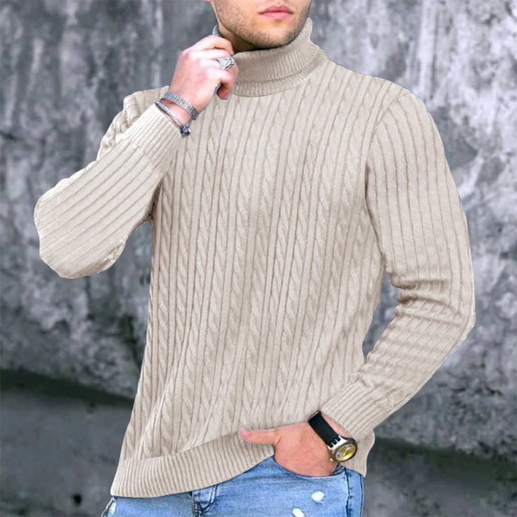 Herbst Winter Neue männer Stri – Turtleneck Sweater Men Bewertung und Preis