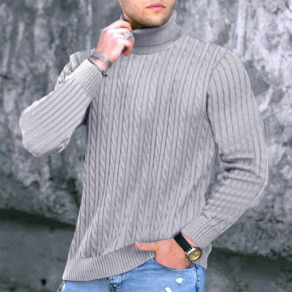 Herbst Winter Neue männer Stri – Turtleneck Sweater Men Bewertung und Preis